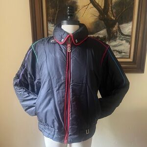 BOGNER Rainbow Puffer Cropped Jacket Ski Winter Snow - Medium